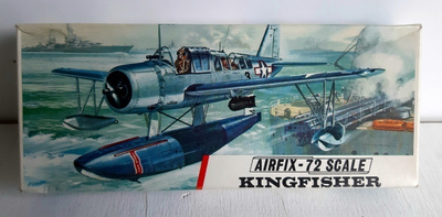 Airfix 72 scale vintage sotilaskone kingfisher