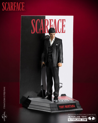 SCARFACE TONY MONTANA 17CM STATUE	(55 666)	movie maniacs lim