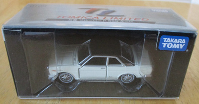 Datsun Bluebird 1600 SSS 510 White 1970 Tomica Limited 1:64