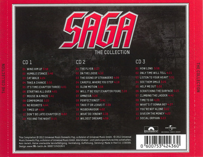 SAGA - COLLECTION 3CD