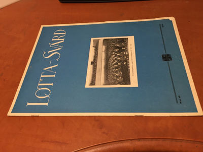 LOTTA-SVÄRD LEHTI 18/1934 HYVÄ