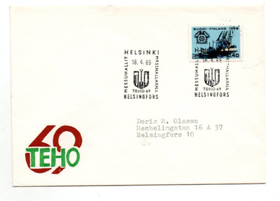 Helsinki: Teho 69 (erikoisleima 18.4.1969)