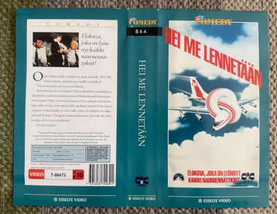VHS KANSILEHTI : HEI ME LENNETÄÄN / AIRPLANE