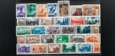 CCCP / NEUVOSTOLIITTO 1940-60 luku postimerkkejä o 31 kpl
