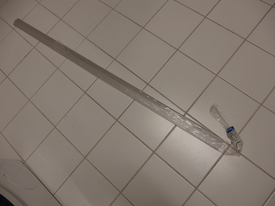 Hopeanvärinen lista, Romus , 124 cm