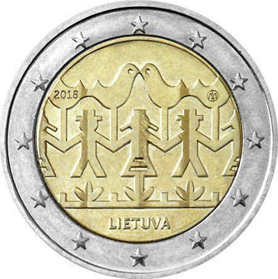 ** LIETTUA 2€ 2018 Laulu- ja tanssifestivaalit pillerissä **