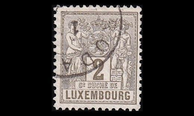 Luxemburg 46bA o Allegoria 2 C (12½:12) (1882)