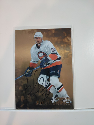 1998-99 Be a Player Autographs Gold #233 Bryan Smolinski AU