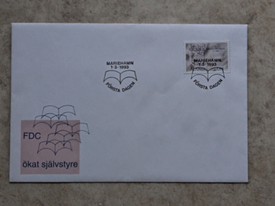 Ökat självstyre - ensipäiväkuori (Ahvenanmaa)