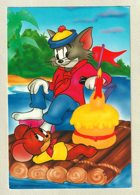 Tom ja Jerry -postikortti