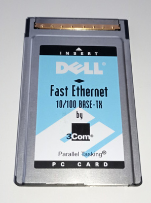 3COM DELL FAST ETERNET PC CARD 10/100 BASE TH