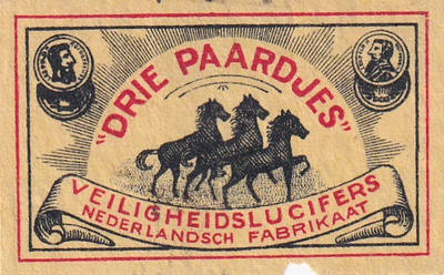 "Drie Paardjes " , Hevonen, Nederland  6/4