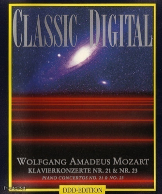 W. A. Mozart : pianokonsertot no 21 ja 23 - CD