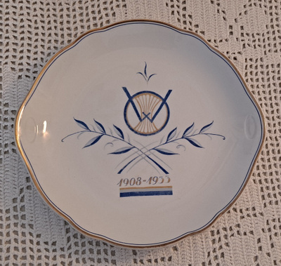Arabia, piippuleima, diamant massa, v 33, tarjoilulautanen