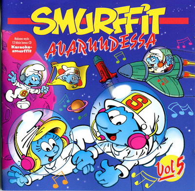 Smurffit - Avaruudessa Vol 5 + Karaokesmurffit  (2CD) MINT!!