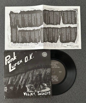 Punk Lurex OK – Veljet, siskot! 7” 1995 Saksa-painos Liite