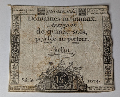 Ranska 15 Sols 1793