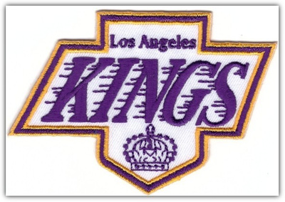 NHL - Los Angeles Kings -kangasmerkki / hihamerkki