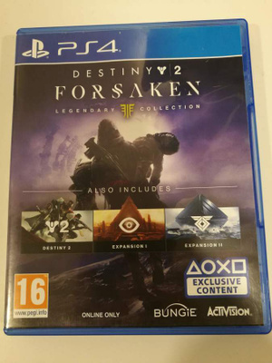 Ps4: Destiny 2 Forsaken ( Legendary Collection )