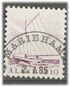 Ahvenanmaa 1985 0,10 mk loistoleima