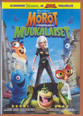 Möröt vastaan Muukalaiset - Monsters vs Aliens DVD