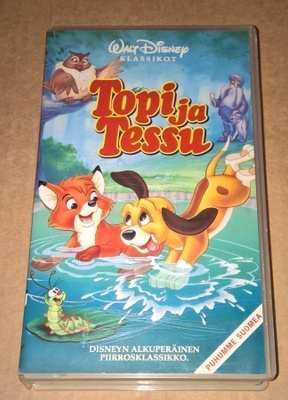 TOPI JA TESSU 1981 VHS WALT DISNEY