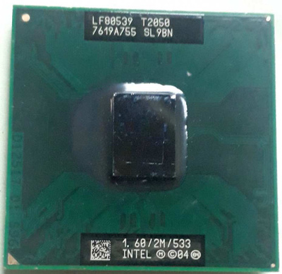 Core Duo T2050 (2M Cache, 1.60 GHz, 533 MHz FSB)