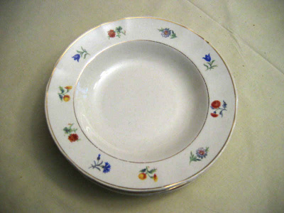 Arabia KESÄKUKKA pienet syvät lautaset 20cm, 6 kpl