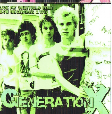 GENERATION X live at sheffield poly 8th december 1978