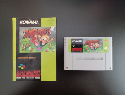 SNES: Zombies (Ate My Neighbors, L+M, SCN, Suomi-ohjeet)