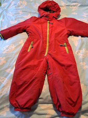 Punainen toppahaalari 98cm