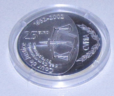 Luxemburg 2002 25 € - 50th Anniversary of the ... (Hopea)