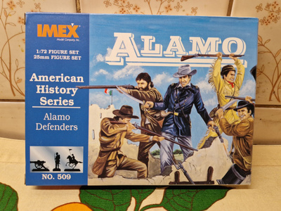 Alamo Defenders American History -sarjan 1:72 figuurisetti