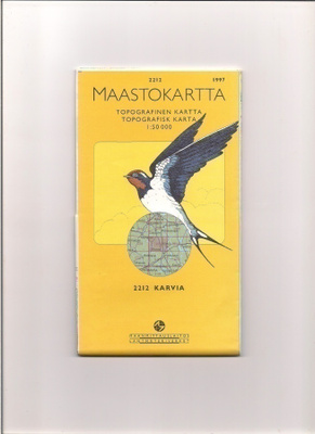 Maastokartta 1:50 000 Karvia