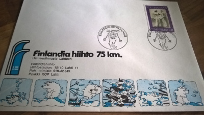 Kuori Finlandia hiihto 75km 1975 erikoisleimalla