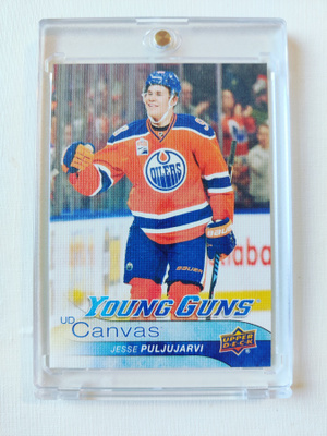 16-17 UD Young Guns Canvas - Jesse Puljujärvi