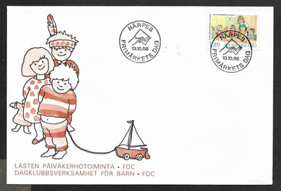 Närpes - Frimärkets dag 10.10.1988