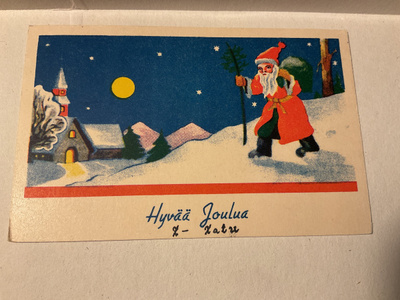 Postikortti Hyvää joulua! 1940 Kenttäposti