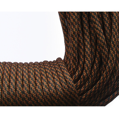 PARACORD ruskea-musta vinokuvio naru, 3 m