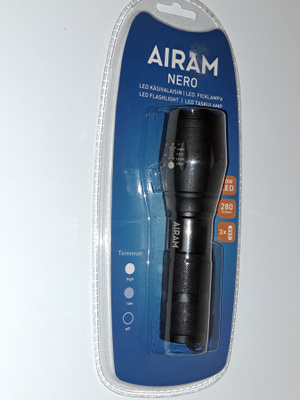 Led -käsivalaisin Airam Nero