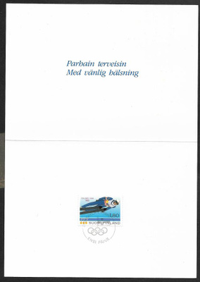 Talviurheilu 1988 FDC (LAPE 1046)