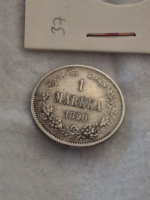 1 markka 1890, Suomi