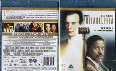 Philadelphia (61 744) UUSI -FI- BLU-RAY nordic, tom hanks 1