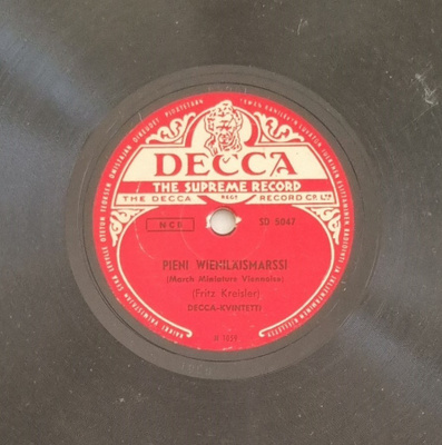 Savikiekko 1948 - Decca Kvintetti - Decca SD 5047