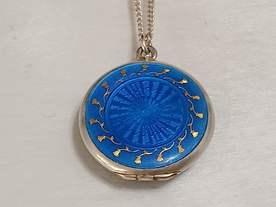 David Andersen, Royal Blue Enamel Locket