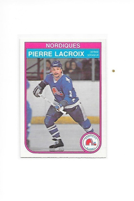 1982-83 OPC #286 Pierre Lacroix Quebec Nordiques