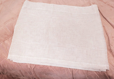 uusi vaaleanpunainen verhokappa 50 cm x 250 cm