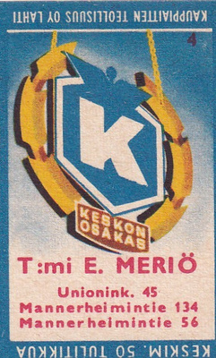Helsinki, T:mi E. Meriö 4     7/6