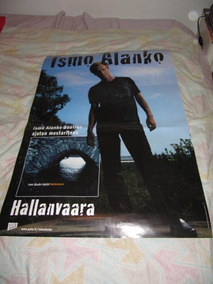 Ismo Alanko LEVYJULISTE "Hallanvaara" UPEA ! v.2002