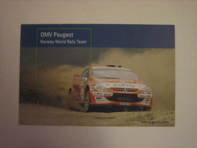 Peugeot rallikortti 17 D: Peugeot 307 WRC / Hemming Solberg